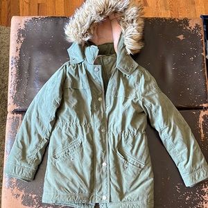 Abercrombie and Fitch parka w/faux fur hood.